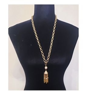 Vintage Style Gold Tone Chain Necklace